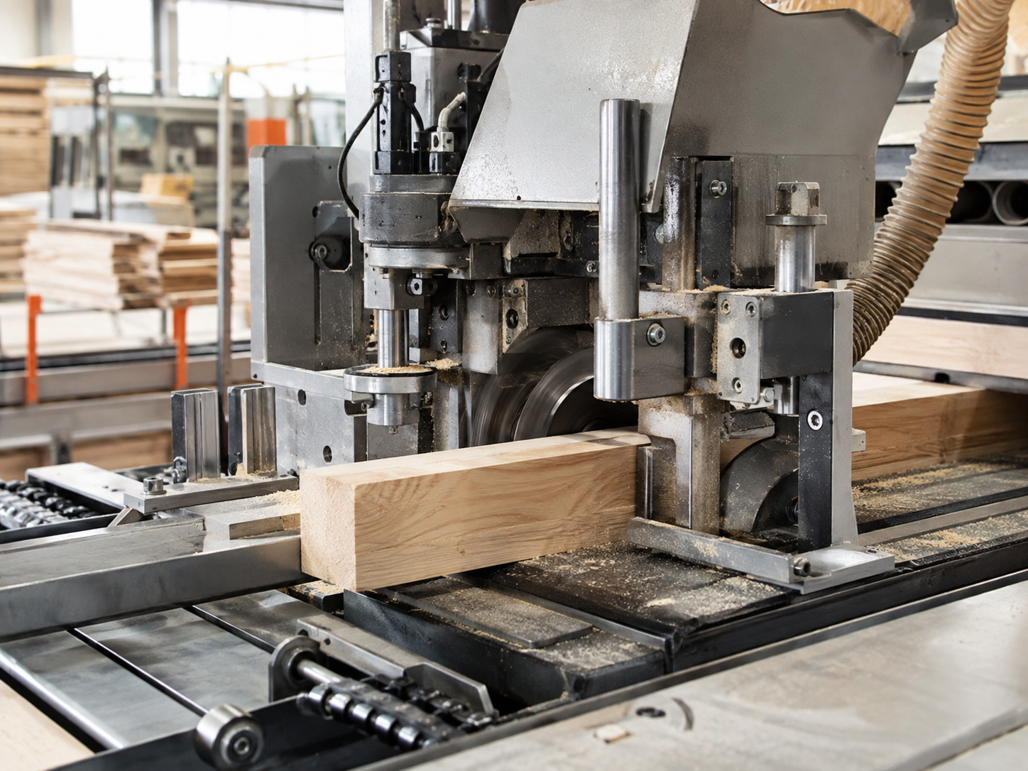 Machinery detail for packaging production